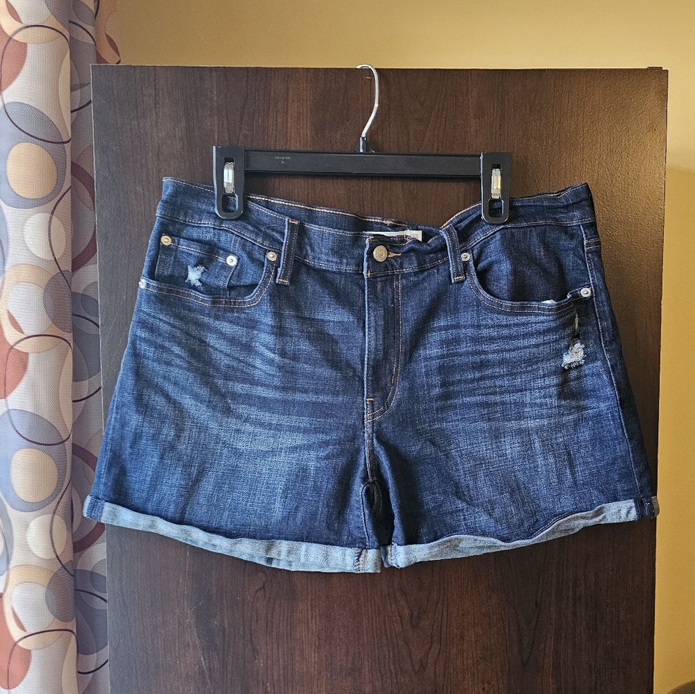 Levi Strauss Blue Denim Shorts